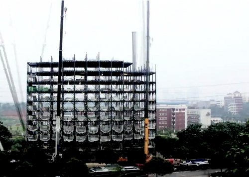 Los prefabricados llevados al límite: El Hotel T30 de China