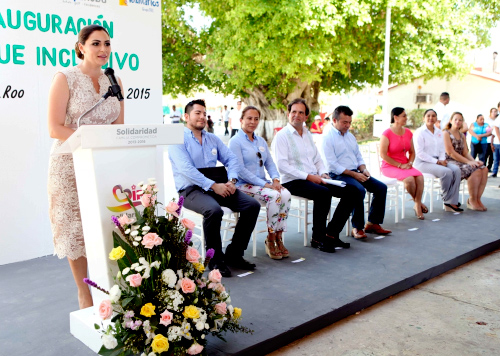 Voluntarios Grupo OHL y el DIF Solidaridad Quintana Roo inauguran el primer parque inclusivo