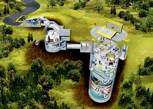 Antiguo silo nuclear convertido en refugio de lujo